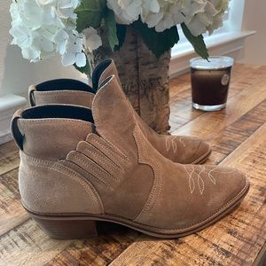 All Saints Weiz suede western booties